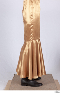 Photos Woman in Historical Dress 49 20th century Golden dress…